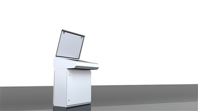 ماؤنٹنگ پلیٹ کے ساتھ پی پی کنٹرول ڈیسک